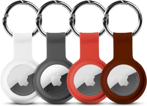 Miniatura 9 de Apple - Paquete de 4 soportes para Airtag para Airtag, a prueba de golpes, a prueba de polvo y lavables, con accesorios para carteras, equipaje