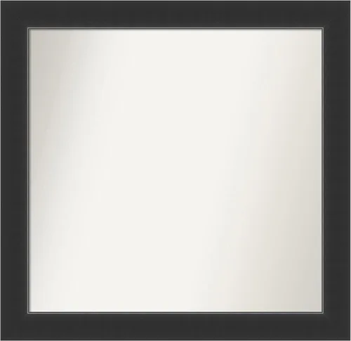 Miniatura 66 de Amanti Art Espejo personalizado, espejo de baño negro Astor, espejo de pared o espejo de tocador de baño sobre el fregadero (25 x 25 pulgadas)