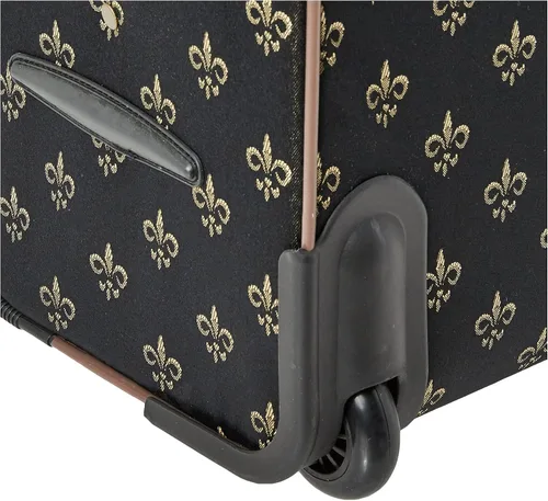 Miniatura 3 de American Flyer Equipaje Fleur De Lis 4 Piezas Set, Negro -, Fleur De Lis - Juego de equipaje de 4 piezas