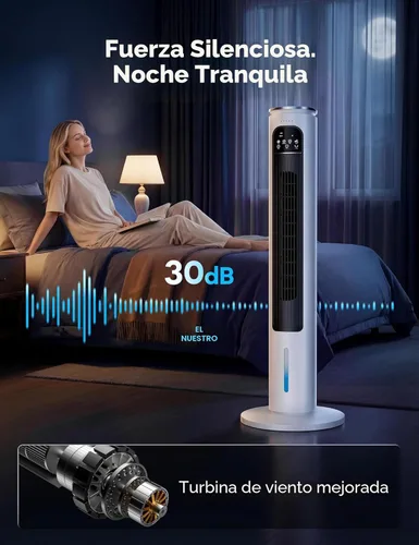 Miniatura 6 de Unidad de aire acondicionado portátil sin ventanas con control remoto, enfriador de aire evaporativo sin ventilación de 37 pulgadas, enfriador