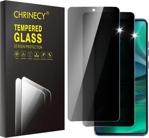 Miniatura 8 de Paquete de 4 protectores de pantalla de privacidad para Motorola Moto G Stylus 5G (2021) con 2 protectores de lente de cámara, dureza 9H, antiespía