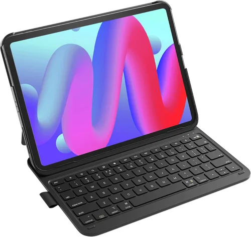 Inateck Funda para iPad de 10ª/11ª generación con teclado, teclado ultraligero con soporte para bolígrafo para iPad de 11ª (2025 11 pulgadas