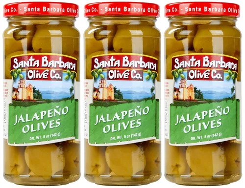 Miniatura 31 de Aceitunas Rellenas de Queso Feta Santa Barbara 10 oz, Paquete de 2