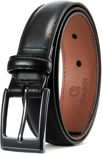 CHAOREN Cinturón de vestir para hombre Cinturón de cuero genuino para hombres de 1 18 pulgadas formal compañero perfecto para zapatos de vestir