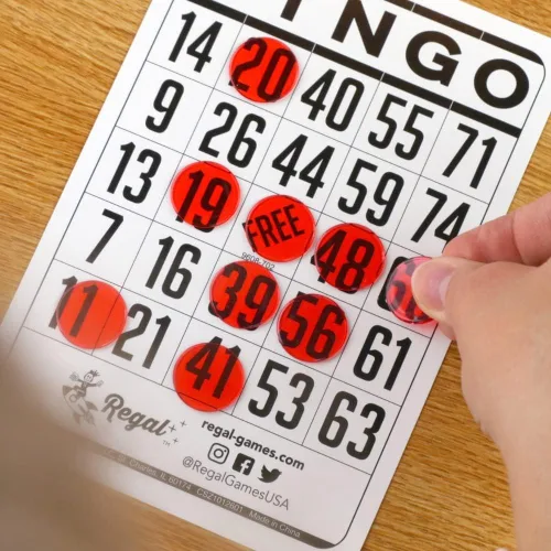 Miniatura 9 de Regal Bingo - Hojas de bingo clásicas de solo 6 x 4 pulgadas, hojas de bingo blancas reutilizables para noches de juegos familiares, fiestas