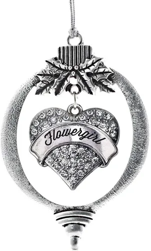 Miniatura 85 de Inspired Silver - Adorno con dije de hermana gemela - Adornos navideños de plata con circonitas cúbicas