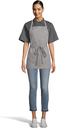 Miniatura 8 de Uncommon Threads Delantal ajustable unisex con 3 bolsillos para restaurante