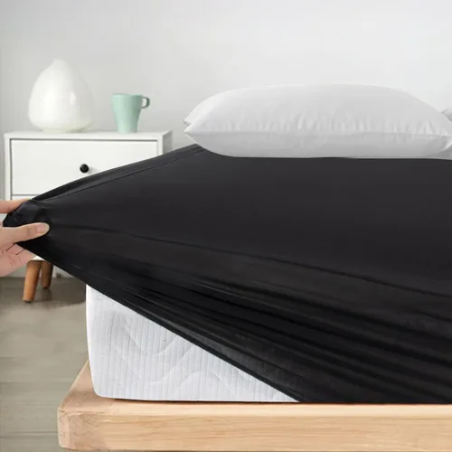 Sábana bajera individual solo, sábanas de cama individuales de tamaño individual súper suaves y acogedoras para niños con bolsillo profundo de hasta