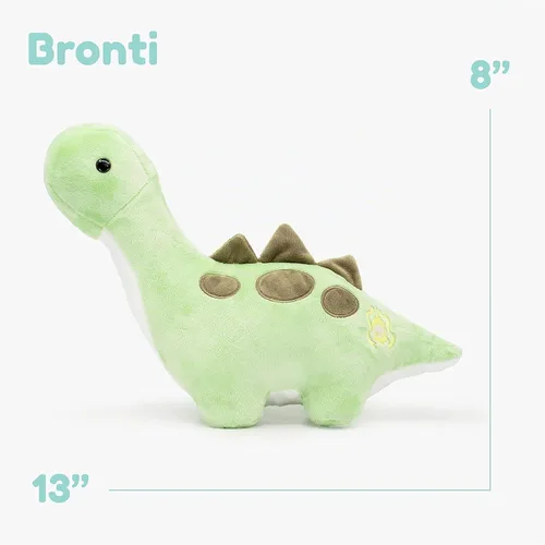 Miniatura 2 de Bellzi Brontosaurus - Lindo juguete de peluche de animal de peluche, adorable juguete de dinosaurio suave y regalos, regalo perfecto para niños