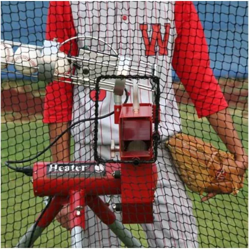 Miniatura 4 de HEATER SPORTS HomeRun - Jaula de bateo de béisbol y sóftbol, con cuadrado integrado para máquina de lanzar (máquina no incluida), jaula de bateo
