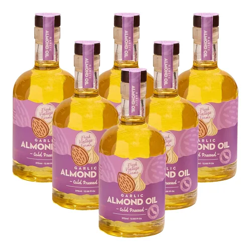 Miniatura 17 de Fresh Vintage Farms Nut Bundle - Aceites de cocina 100% sin diluir prensados en frío de almendras y nueces, aceites de cocina saludables