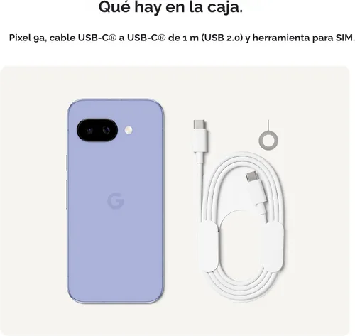 Miniatura 8 de Google Pixel 9a con Gemini - Smartphone Android desbloqueado con cámara increíble y edición de fotos con IA, batería para todo el día y seguridad