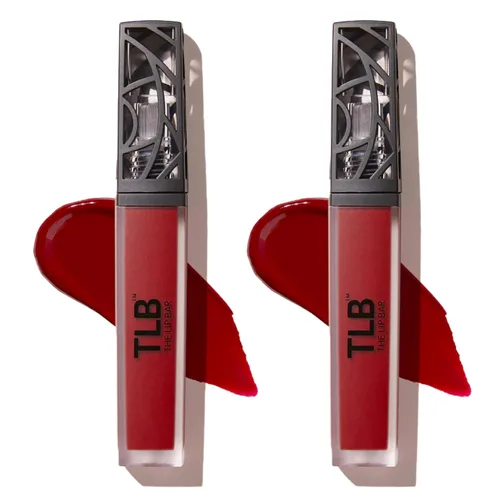 Miniatura 25 de The Lip Bar - Lápiz labial líquido mate sin parar, Volver a lo negro (negro) - Alto pigmento - Una pasada - De larga duración - Aceite de jojoba