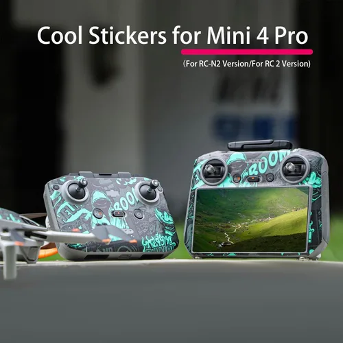 Miniatura 2 de Mavic Mini4 Pro Skin Wrap para DJI Mini 4 Pro Cámara Drone Cuerpo Brazos RC2 Control Remoto Conjunto completo Adhesivo Adhesivo a prueba de arañazos