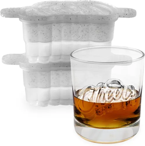 Miniatura 11 de Tovolo Moldes de hielo en forma de rosa, juego de 2 – Gran regalo romántico de moldes de hielo – Molde de hielo único para enfriar bebidas
