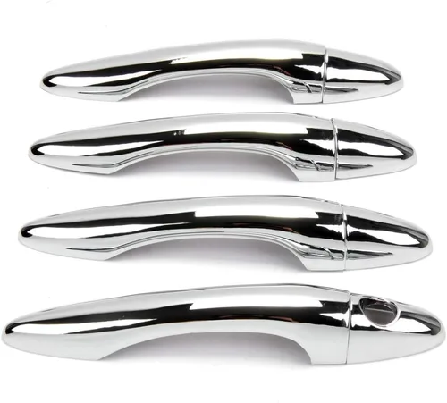 Dreamseek 8 unids cubierta exterior de la manija de la puerta compatible con Kia Sportage R 2011 2012 2013 2014 2015 cromo moldura decoración