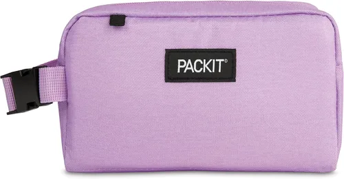 Miniatura 13 de PackIt Caja de Aperitivos Congelable, Tie Dye Sorbet, Construida con Tecnología ECOFREEZE, Plegable, Reutilizable, Cierre con Cremallera con Asa