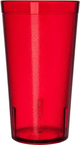 Miniatura 4 de Vasos de plástico Carlisle, apilables, resistentes a la rotura, sin BPA, 16 onza, Rubí