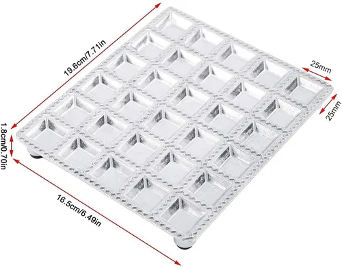 Miniatura 2 de Fdit Ravioli de aluminio ahorro de energía Bola de masa masa fabricante de moldes fabricante de utensilios de cocina