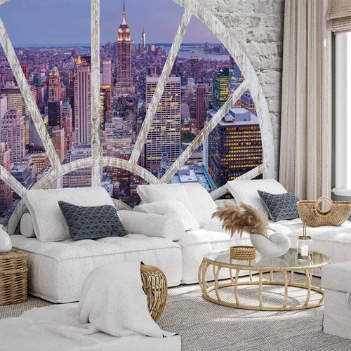Miniatura 2 de artgeist Mural de pared prémium de Nueva York, 79 x 55 pulgadas, papel tapiz no tejido, decoración de pared de vellón, impresión fotográfica, diseño