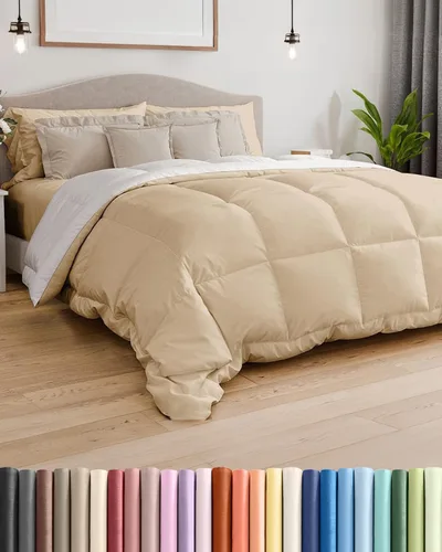 Miniatura 9 de Tamaño Individual, Edredón de Plumón Blanco Alternativo - Cálido y Ligero - Juego de Ropa de Cama de Calidad Hotelera de Lujo y Transpirable