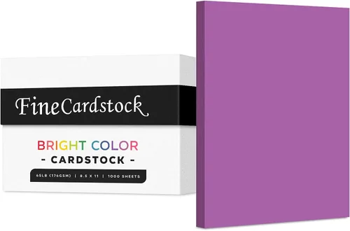 Miniatura 5 de Papel de alta calidad para tarjetas de colores, caja de 1000 hojas, cartulina de peso medio de 65 libras, perfecta para suministros escolares, artes