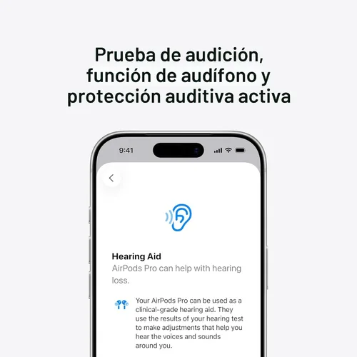 Miniatura 4 de Apple AirPods Pro 3 auriculares inalámbricos, cancelación activa de ruido, Traducción en vivo, detección de frecuencia cardíaca, función de ayuda