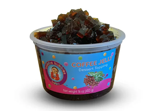 Miniatura 6 de Topping de postre de gelatina de coco prémium de Buddha Bubbles Boba (jalea de coco)