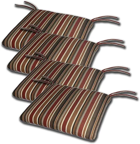Miniatura 7 de Comfort Classics Juego de 4 cojines Sunbrella de 20 pulgadas de ancho x 18 pulgadas de profundidad x 2 pulgadas de alto para exteriores