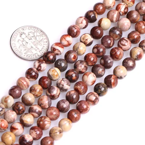 Miniatura 13 de GEM-Inside - Cuentas sueltas de ágata verde con bandas de energía natural, cuentas de energía natural para hacer joyas, 0.315 in, redondas, 15 Ágata