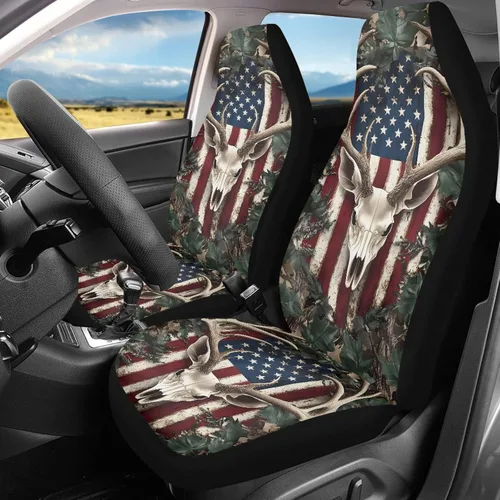 Miniatura 2 de ELEQIN - Fundas de asiento protectoras para automóvil, diseño tribal navajo, azteca, africano, para la mayoría de autos, sedán, SUV, camioneta