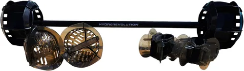 Miniatura 2 de Hydrorevolution Ultimate - Paquete de ejercicios de piscina Pesos de agua de resistencia media Equipo de ejercicio acuático Campanas de humo