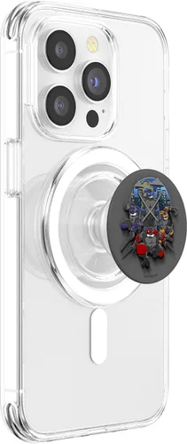 Miniatura 4 de Teenage Mutant Ninja Turtles Grupo Shot Dark Retrato PopSockets PopGrip: agarre intercambiable para teléfonos y tabletas PopSockets MagSafe PopGrip