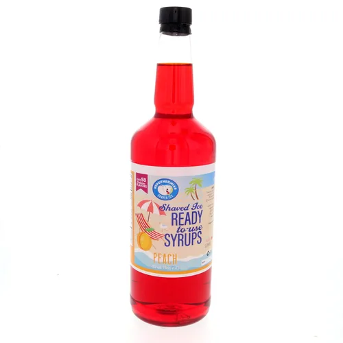 Miniatura 40 de Hypothermias Wild Cherry - Jarabe de sabores de cono de nieve hawaiano listo para usar (128 onzas líquidas), hielo afeitado, 100% azúcar de caña pura