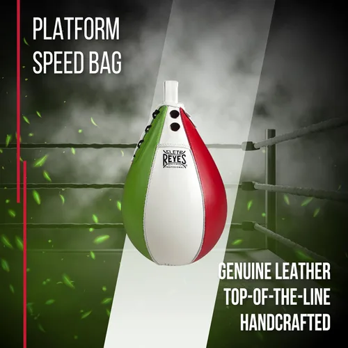 Miniatura 2 de CLETO REYES Plataforma de cuero de perforación bolsa de velocidad para boxeo, MMA, Muay Thai, equipo de entrenamiento México