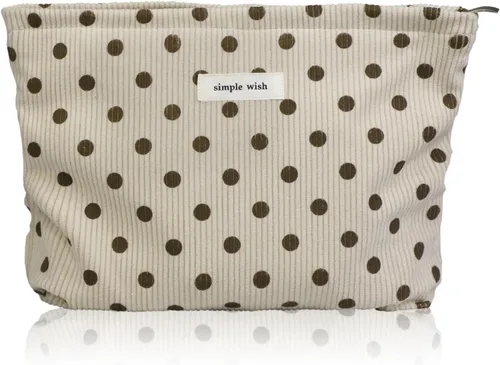 Miniatura 16 de Wudygirl Bolsa de maquillaje de lona para mujer, organizador estético de maquillaje, bolsa de maquillaje de viaje, bolsa de aseo para bolso, bolsa