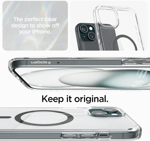 Miniatura 118 de Spigen Funda para iPhone 13 Mini, ultra híbrida MagFit [antiamarilleo] [compatible con Magsafe] - Transparente