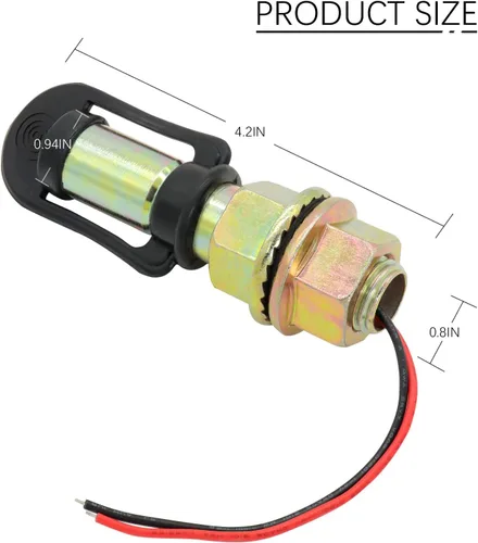 Miniatura 4 de Agrieyes Soporte de luz de baliza de tractor, montaje de metal con alambre para carretilla elevadora intermitente luz de advertencia giratoria