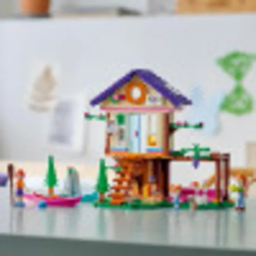 Miniatura 6 de LEGO Friends Forest House 41679 Kit de construcción; juguete de bosque con una casa en el árbol; gran regalo para niños que aman la naturaleza