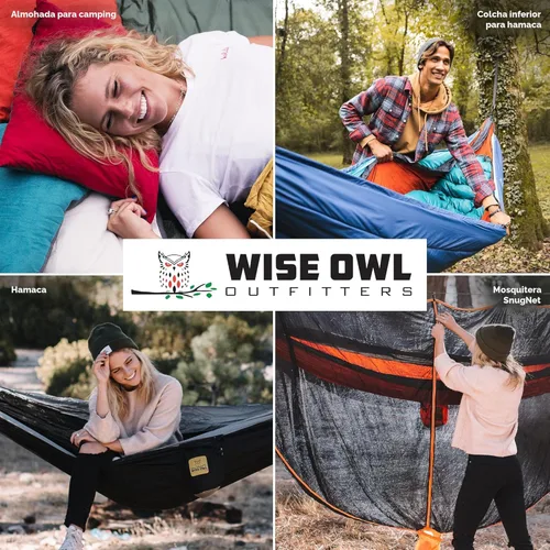 Miniatura 7 de Wise Owl Outfitters Hamaca de camping – Hamaca portátil de 500 libras con correas de árbol – viajes, mochileros, senderismo, equipo de campamento al