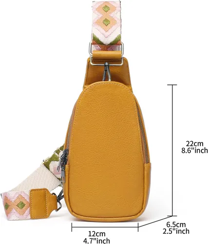 Miniatura 5 de Mochila para mujer, mochila de viaje de nailon, pequeña bolsa casual, A2-amarillo.