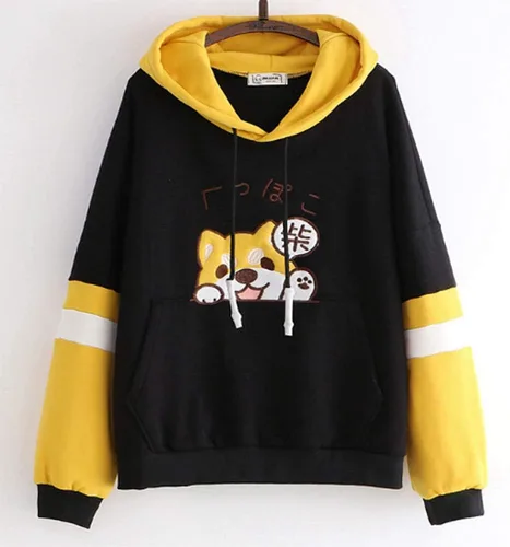 Miniatura 6 de Sudadera con capucha para mujeres y adolescentes, diseño animé de animales estilo cosplay