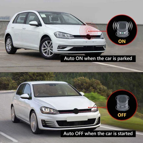 Miniatura 3 de Angveirt Repelente de roedores ultrasónico para debajo del capó, repelente de roedores para motor de automóvil, disuasorio de ratas, mantiene a