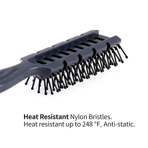 Miniatura 4 de PERFEHAIR Cepillo de pelo ventilado para secar con secador, peinar cabello largo, corto, fino, grueso, seco o húmedo, libre de estática y resistente