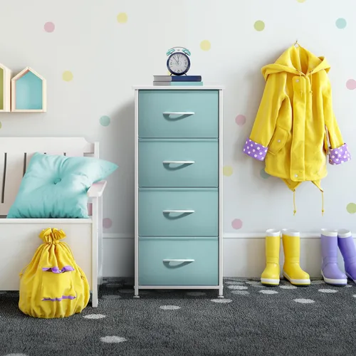 Miniatura 6 de Sorbus Torre de Almacenamiento para Cómoda, Cajones Organizadores para Clóset, Dormitorio de Niños y Niñas, Muebles de Cabecera, Baúl para el Hogar