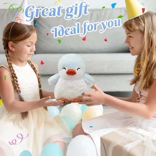 Miniatura 5 de Glow Guards - Pingüino de peluche con iluminación, para acurrucarse, suave, con luces ledes nocturnas y brillante, para cumpleaños, Día del Niño