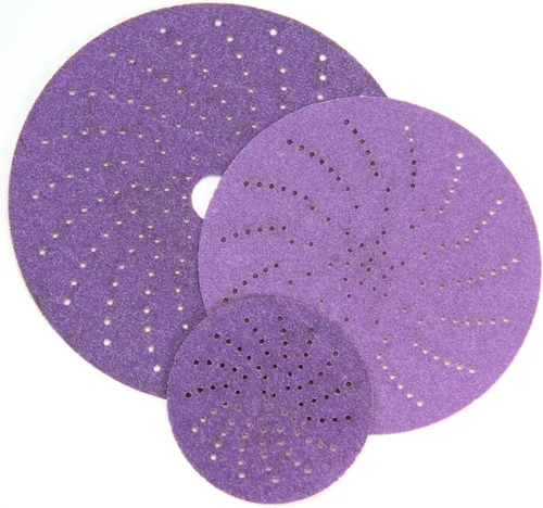 Miniatura 9 de 3M Cubitron II Hookit - Disco abrasivo de lijado limpio 31361, 3 pulgadas, grado 80+, paquete de 50 discos, prácticamente libre de polvo, alto