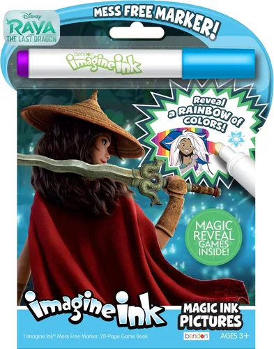 Miniatura 6 de Disney Raya y el último dragón - Libro de colorear y actividades de 48 páginas con 4 crayones 50781