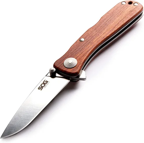 Miniatura 3 de SOG Twitch II Drop Point 2.65in Everyday Carry Portable Compact Well-Rounded Camping Pocket Folding Knife AUS-8 Steel Blade