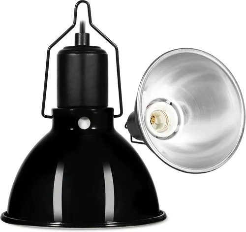 Miniatura 10 de DXOPHIEX Lámpara de Calor para Reptiles de Cúpula Profunda de 5.5 pulgadas, Accesorio de Luz para Reptiles, Accesorio de Luz UVB Máx 100W